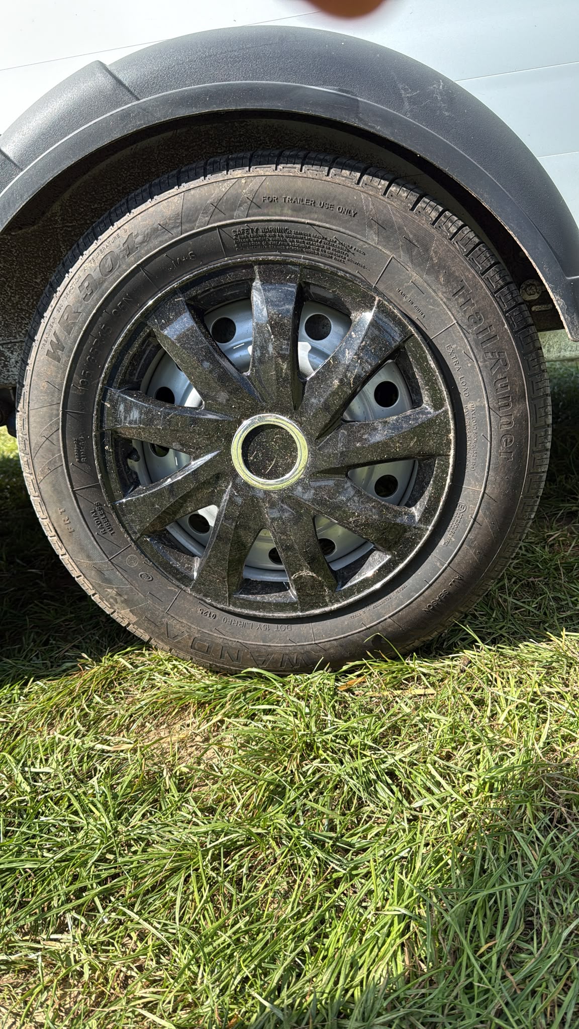 truck roadside assistance on site — Truck Tyre Service in a Distribution Centre Car Park: Trailer Wheel Change in Gütersloh